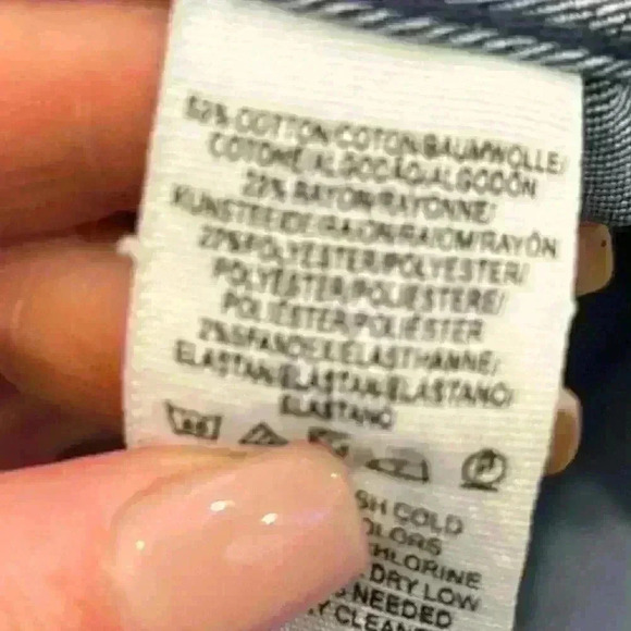 Free People Modern Femme Denim Mini Skirt Two Tone Blue Color Block Sz 4 - Picture 6 of 6